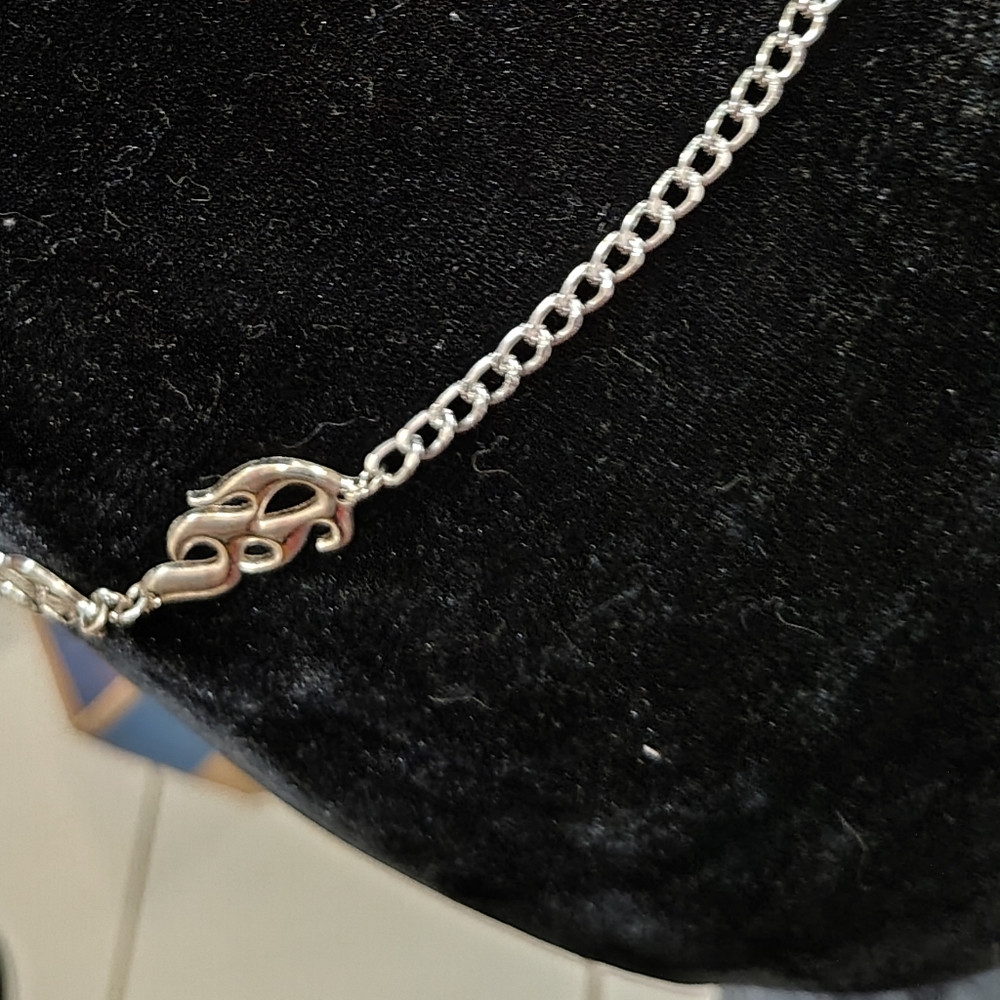 Vintage SilverTone Flame Chain Belt/ See Pics Information - Picture 3 of 16